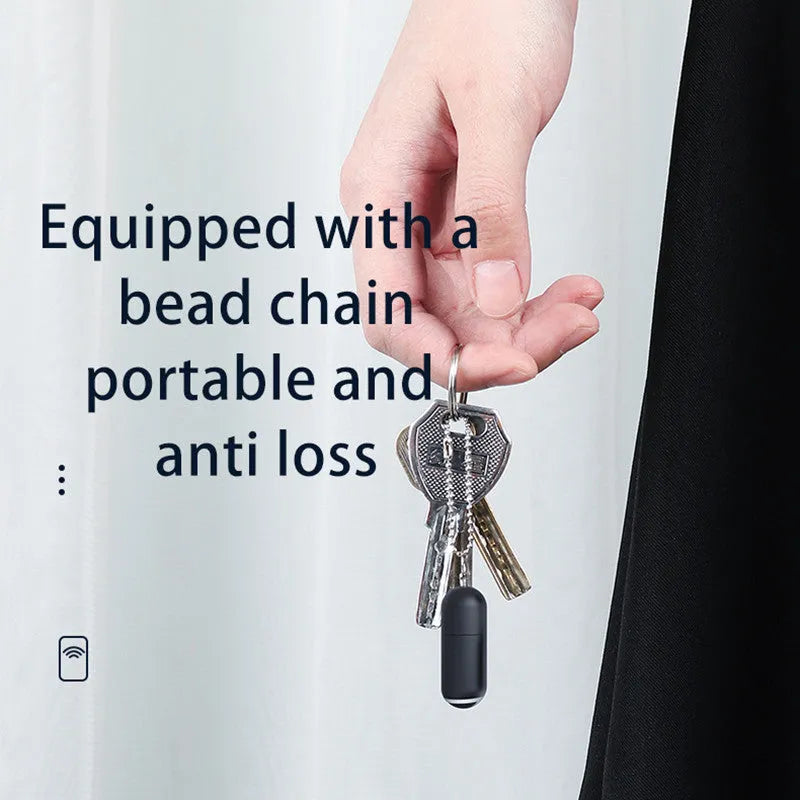 Black capsule infrared remote control emitter for smartphones with three interface options