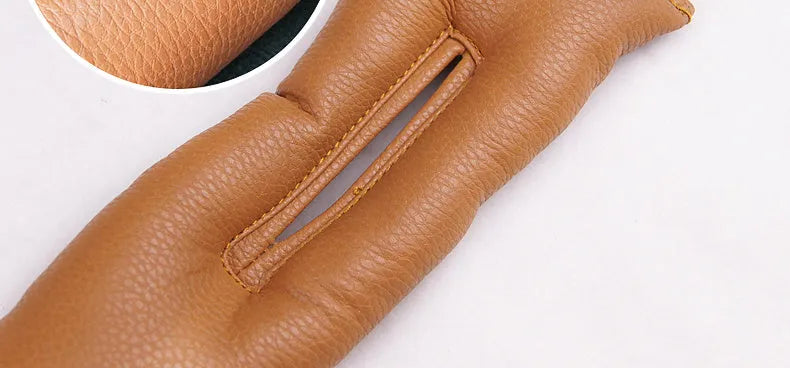 PU leather car seat gap strip in black, beige, brown or grey colours