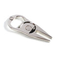 Zinc alloy golf ball yoke bottle opener tool with ball coin for putting green marking