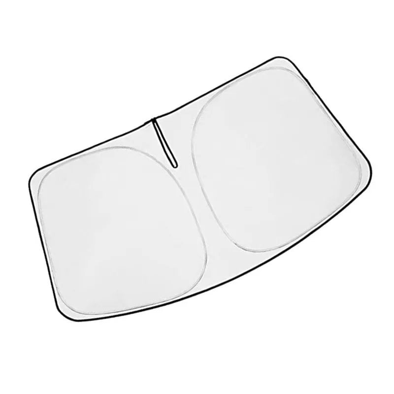 Silver tape car front windshield sunshade cover for a NOAH XOVY 90 series vehicle.