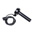 Black stainless steel electronic throttle handle with Bee S cable connector for motorcycle throttle replacement