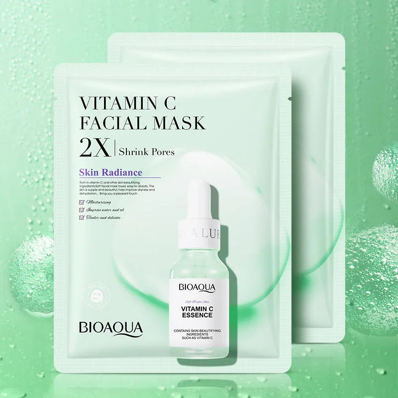 Collagen and hyaluronic acid gel facial sheet mask 30g single use