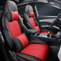 BYD Yuan PLUS car seat cushion cover in adventure green colour, showing back full pack configuration