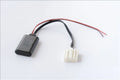Black Bluetooth AUX adapter cable for Mazda vehicles 2006 and newer with MEDIA button compatibility