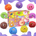 10PCs lollipop-shaped coloured clay set in colour box, PVA non-precipitating oil mud for teenagers