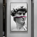 Sculpture canvas art poster in fashion simplicity style, printed design, picture colour, size 60x100cm