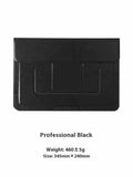 13.3-inch laptop bracket bag with integrated adjustable stand in black and brown colour options
