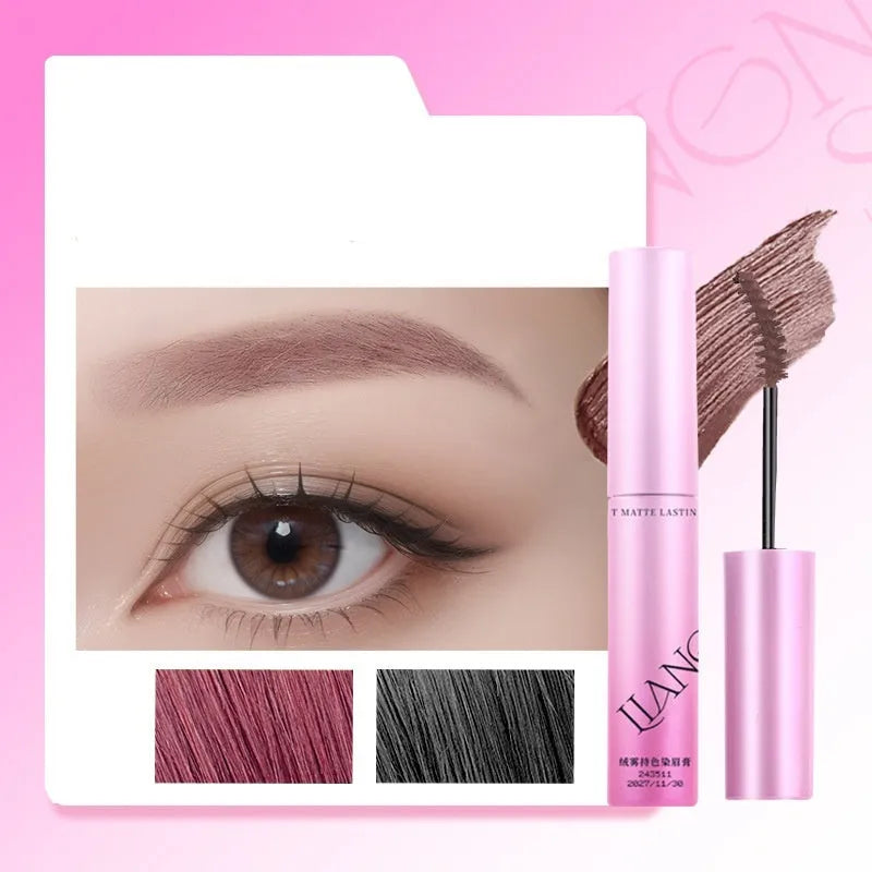 Dual-use eyebrow cream and powder cosmetic in a pot with 4.5g net content.