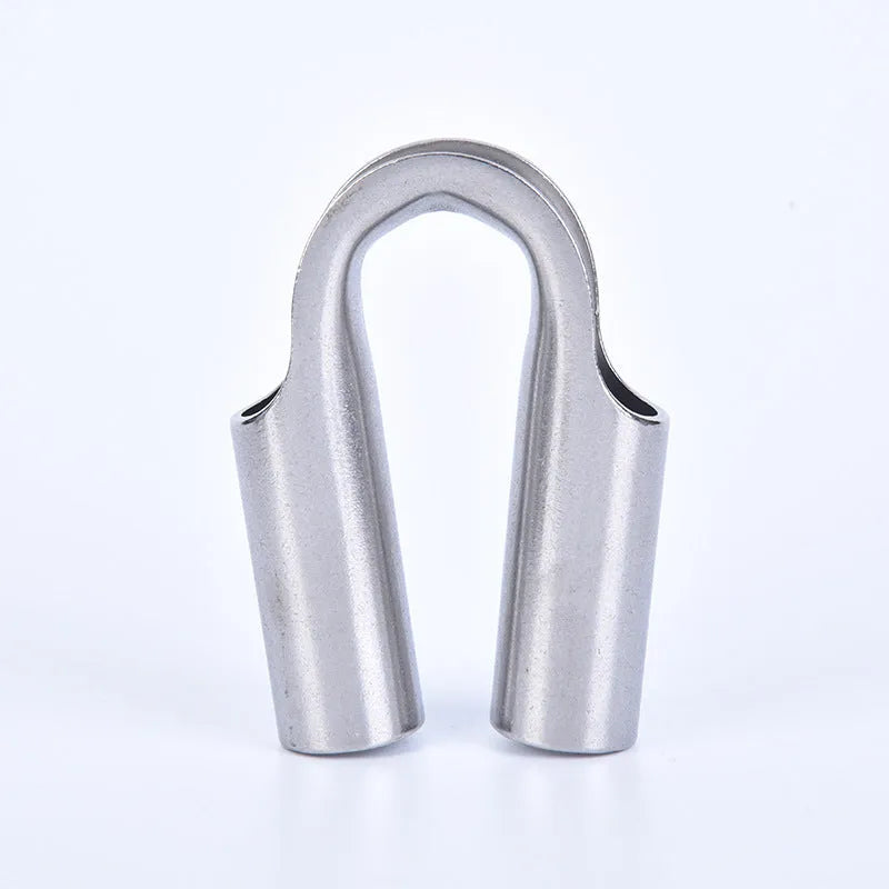Stainless steel tubular chicken heart ring round sleeve ring in multiple tube specifications