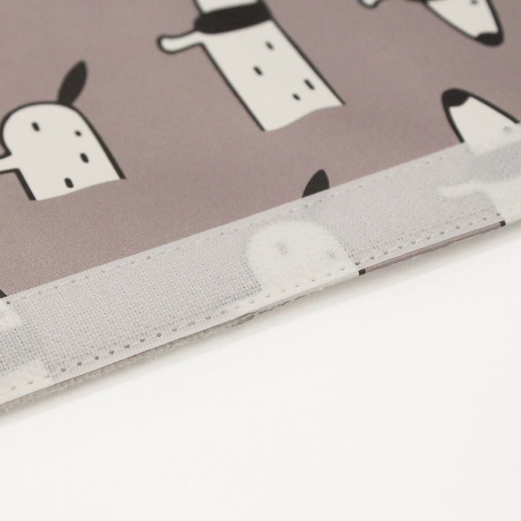 Cartoon dachshund print PU leather car seat belt shoulder protector pad