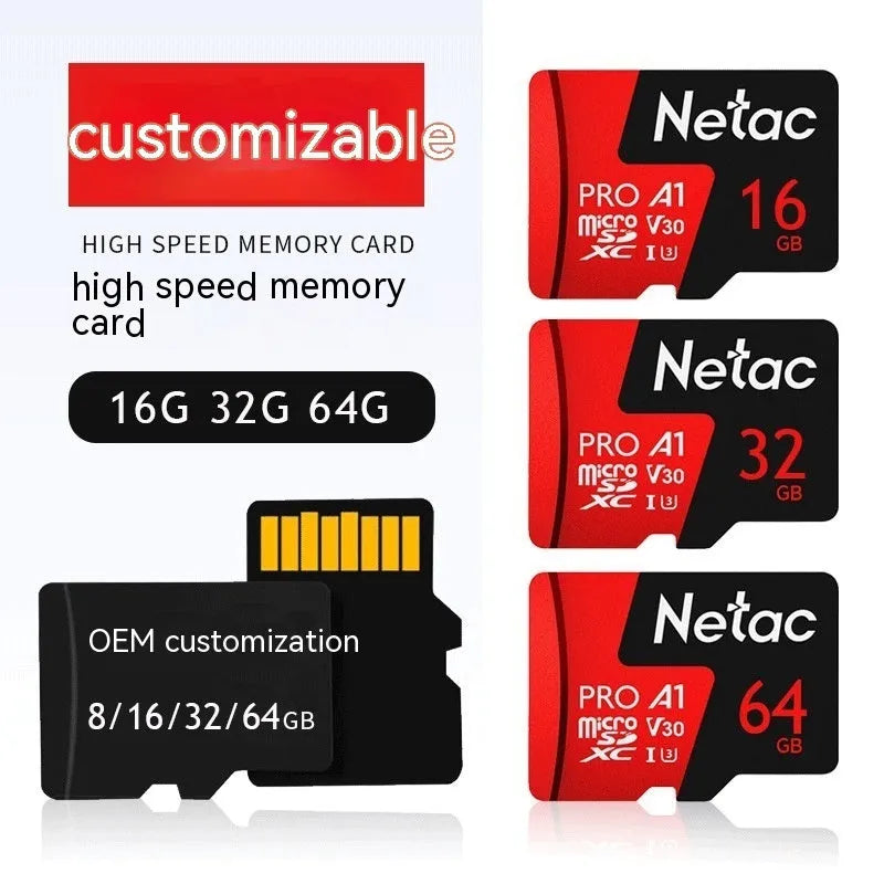 Longkka brand TF memory card for dash cameras and surveillance systems in its packaging.