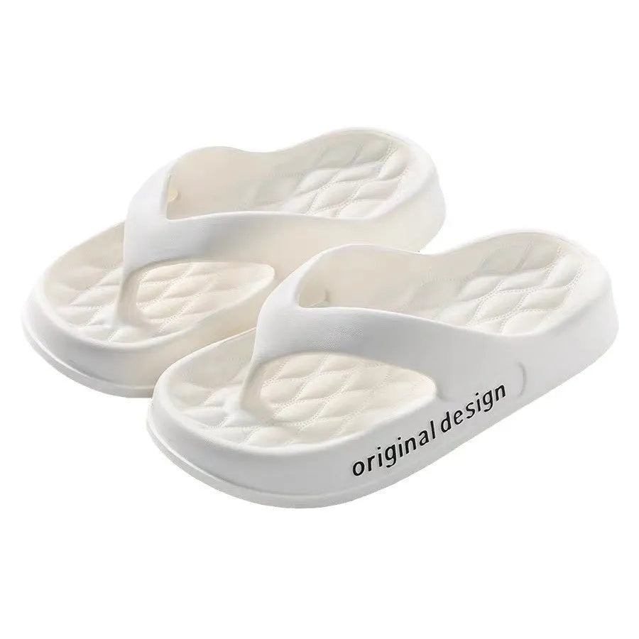 Men's EVA beach flip flops in various colours with injection-moulded soles
