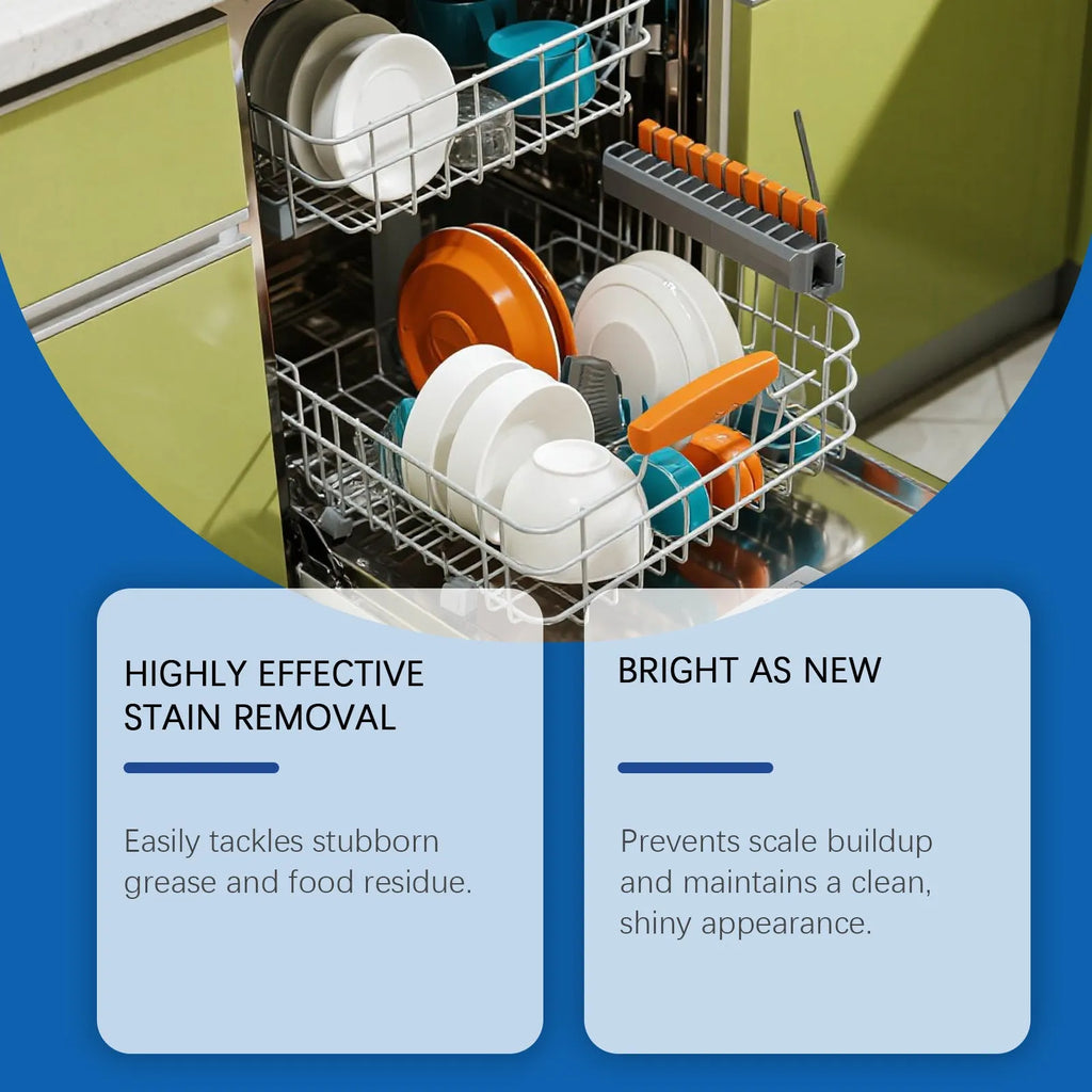 237mL bottle of dishwasher cleaning detergent aid lotion for removing grease from plates.