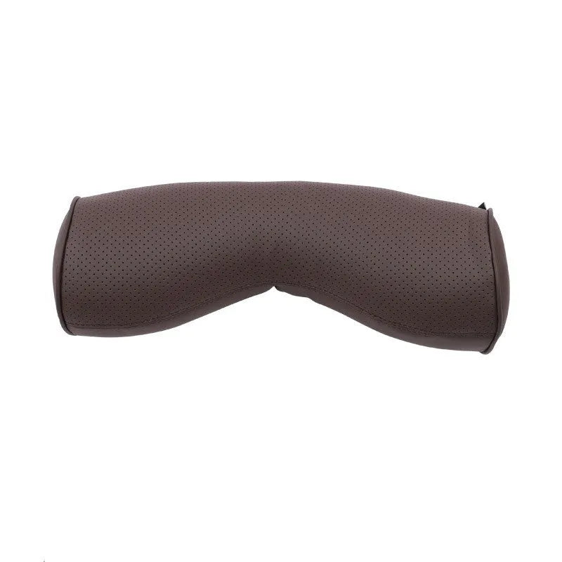 Volvo car seat headrest, neck pillow and lumbar support cushions in minimalist style with synthetic fibre filling
