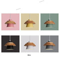 Nordic minimalist pendant light in white with warm bulb, 220V, for living room or dining room