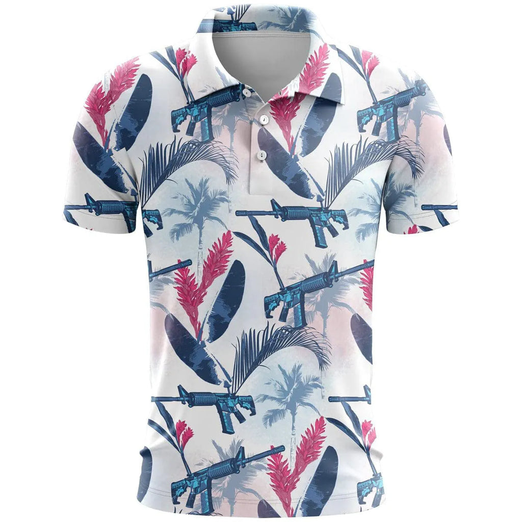 Man's loose-fit 3D printed short sleeve T-shirt in bird eye cloth, shown in multiple colour options.