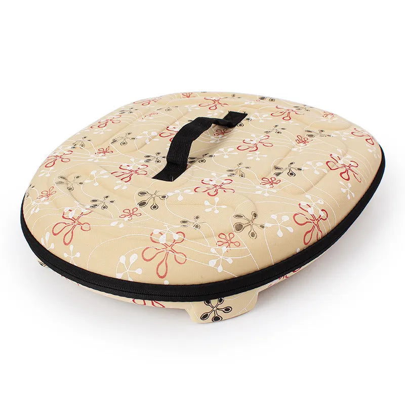 Portable foldable EVA pet handbag for dogs and cats in Champagne colour, 45x35x32cm
