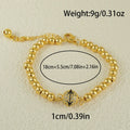 Women's copper bracelet with heart shape and single zircon ball, electroplated finish fashion jewellery