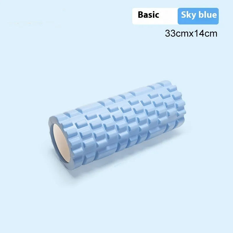 A solid-colour EVA foam roller for fitness and muscle massage, shown in one of the available sizes.