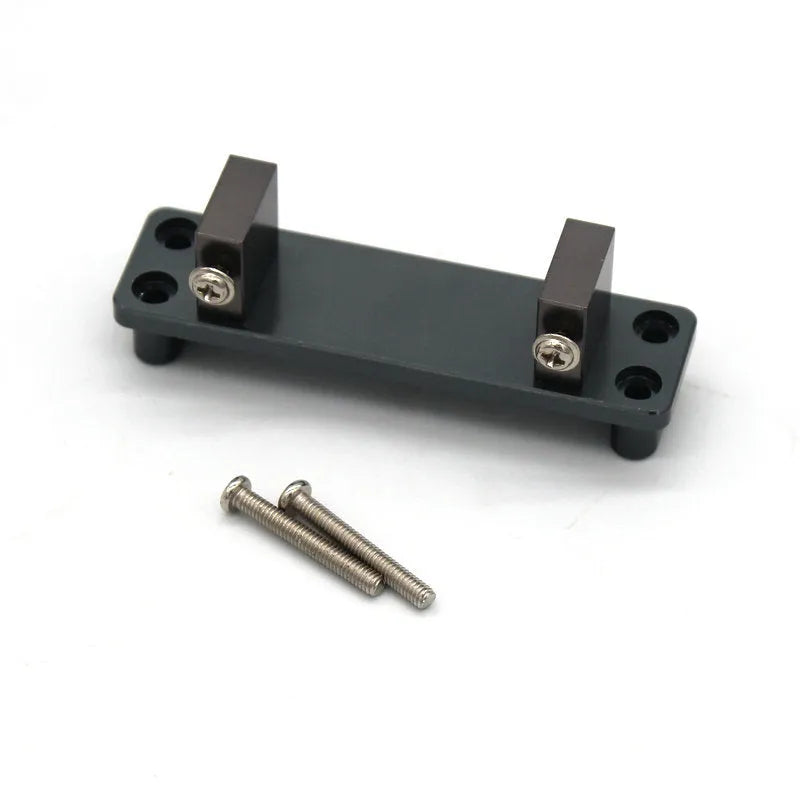 Alloy grey military RC car metal accessories set with black tyres