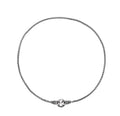S925 sterling silver clavicle necklace for women on a silver chain.