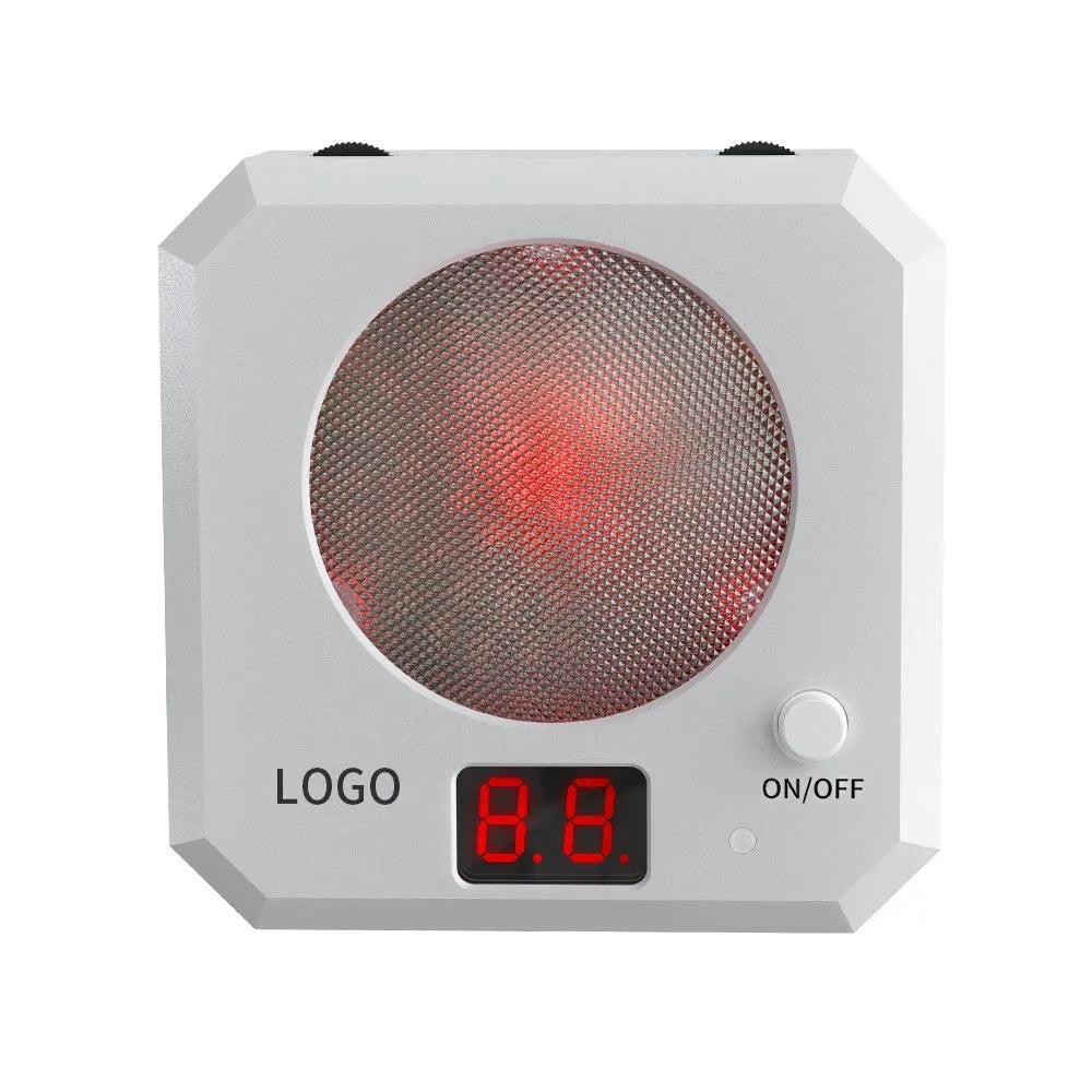 Laser target for dry fire training with infrared counting display, rechargeable, ABS construction, magnetic plate and four target rings