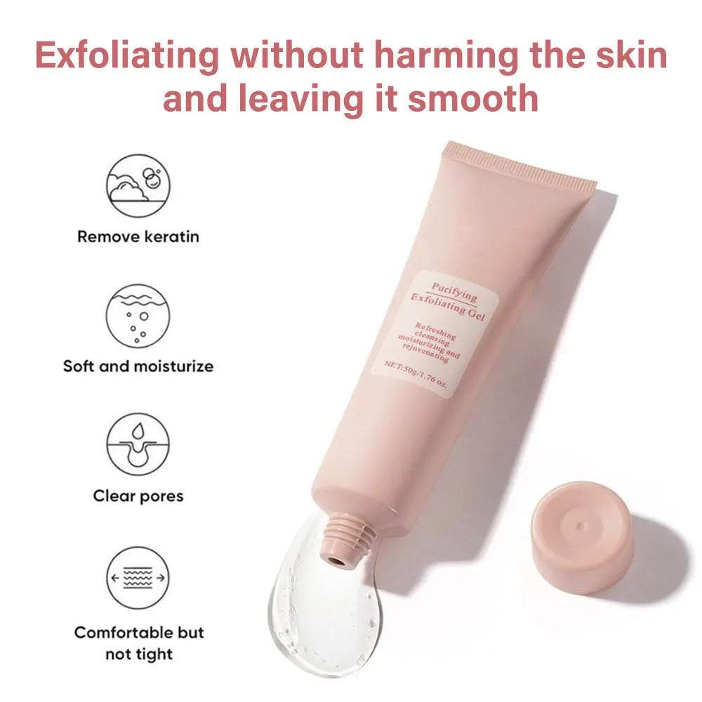 132g moisturising facial exfoliating gel scrub in packaging for universal skin types