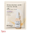 Collagen and hyaluronic acid gel facial sheet mask 30g single use