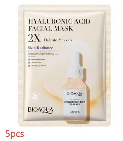 Collagen and hyaluronic acid gel facial sheet mask 30g single use