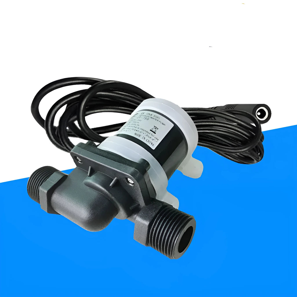 Jiatong JT-750 horizontal DC water pump with threaded connections for heating systems.