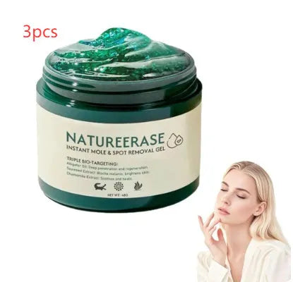 Natureerase 45g tube of hydrating mole removal gel for face and body treatment