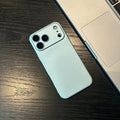 Magnetic non-slip silicone phone case with lens cover for iPhone, available in eight colours
