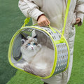 Hard EVA transparent space capsule cat backpack carrier in multiple colours.