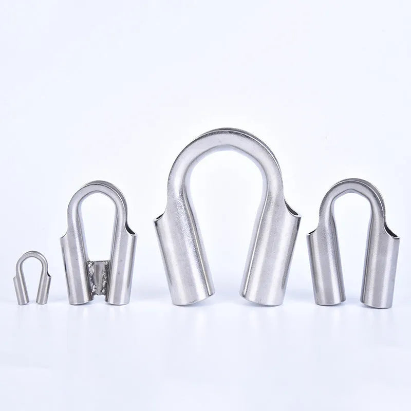 Stainless steel tubular chicken heart ring round sleeve ring in multiple tube specifications