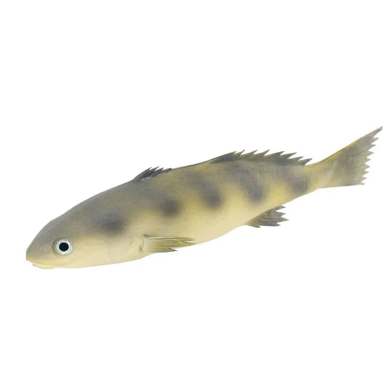 PU simulated fish ocean animal model ornaments in yellow-fin tuna designs