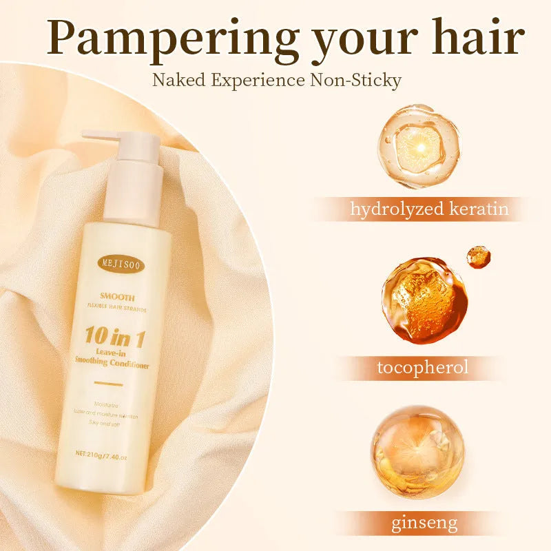 210g wash-free soft hair conditioner bottle for women's moisturising anti-hair loss treatment