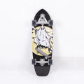 31-inch white maple wooden street scooter skateboard with unisex design