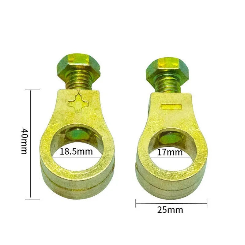 Pure copper car battery terminal clamp for vehicle electrical connections