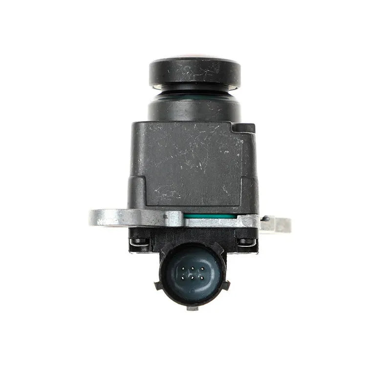 Black plastic rear view reversing camera for Dodge Ram trucks on a white background