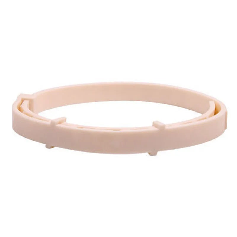 Adjustable pet anti-mosquito collar for cats and dogs, made with TPR silica gel and natural plant extracts, waterproof design