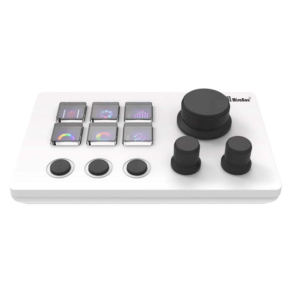 Visual Keyboard N3 USB numeric keypad in black or white with silica gel keycaps and 2m cable