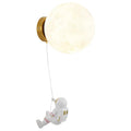 Children's room moon wall lamp modern minimalist Nordic 15cm diameter LED light fixture