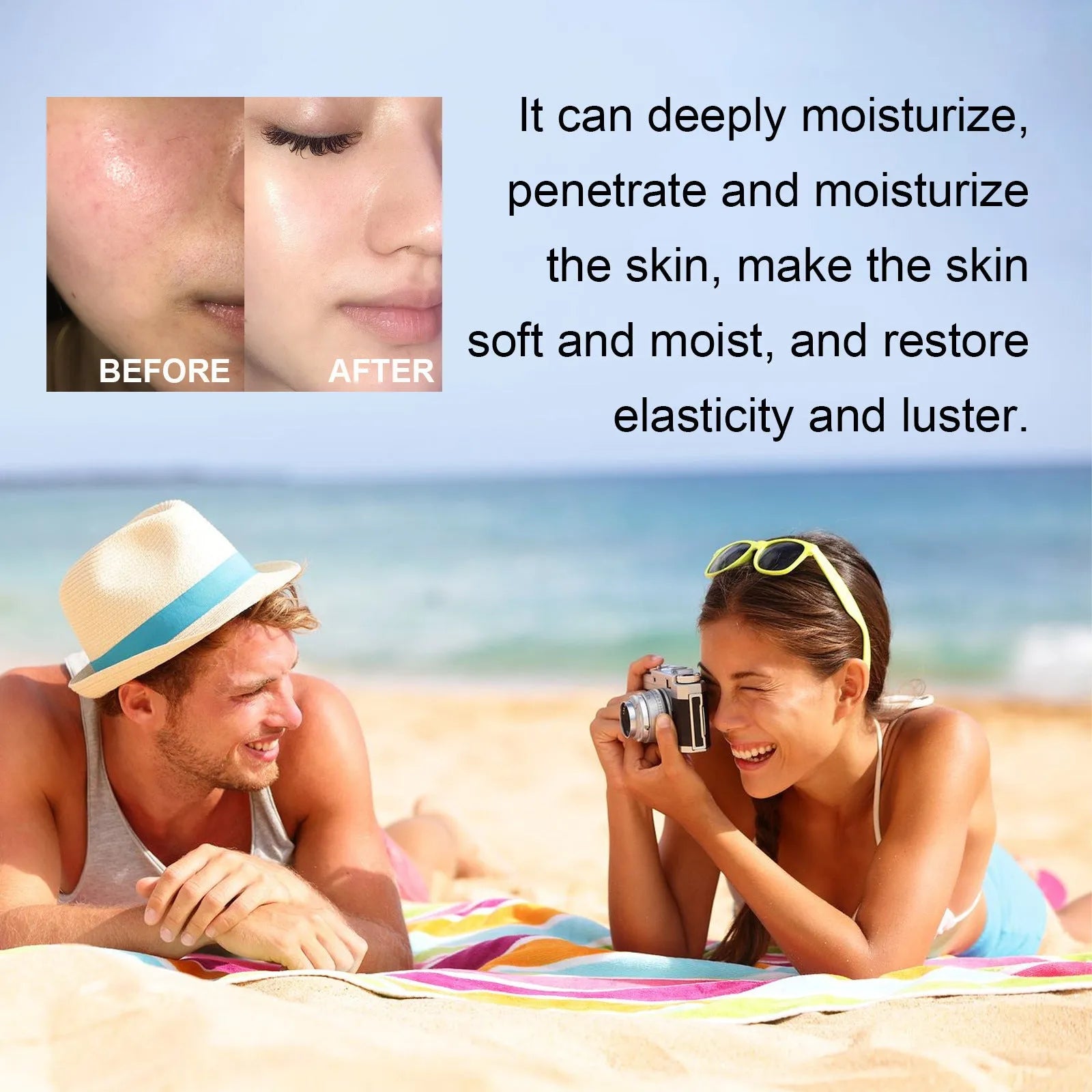 30g moisturising protective lotion with UV isolation for body care