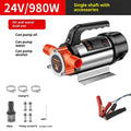 24V DC pumping oil pump with stainless steel body for oil and water dual-use transfer