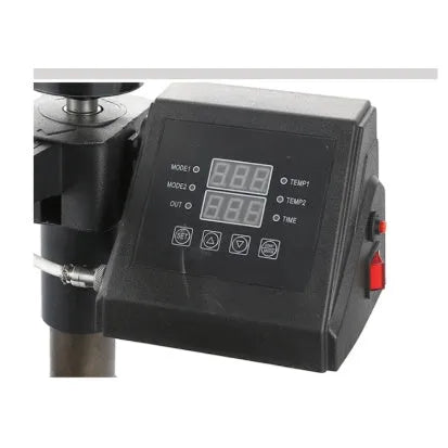 Black thermal transfer printing machine for fabric and t-shirt applications with 1250W motor