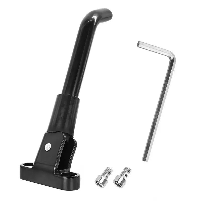 Aluminium alloy electric scooter foot brace accessory in black, white and grey colours