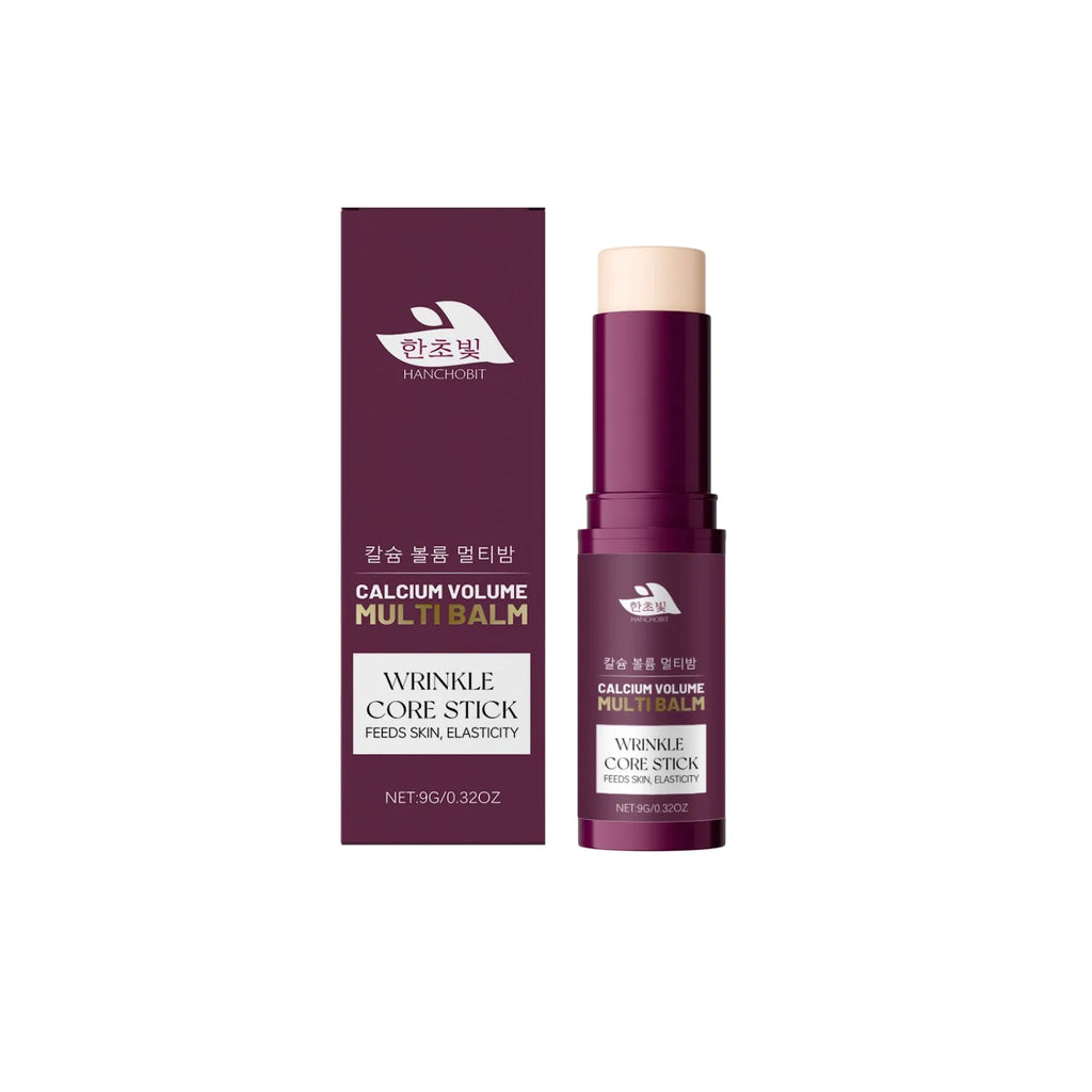 Multi-effect moisturizing cream stick 9g with vitamin C and collagen in a white twist-up tube
