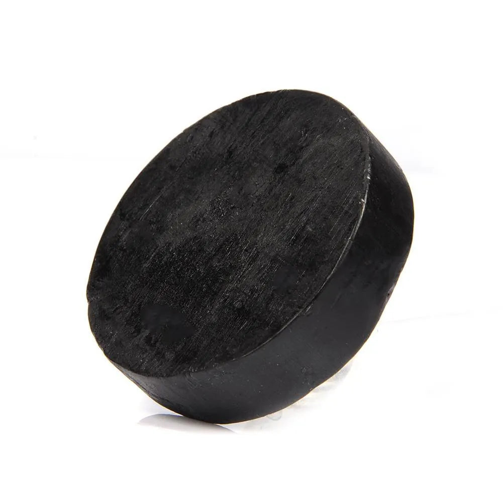 Black bamboo charcoal handmade soap bar with oil control and deep clean properties for general skin type