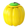 Halloween pumpkin design squeaker dog chew ball toy for puppies