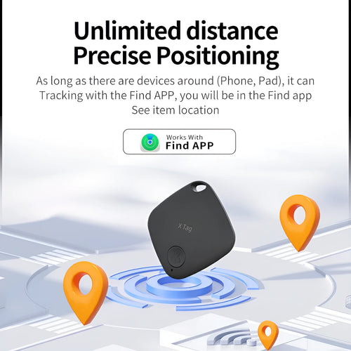 Bluetooth tracker keyring pet locator with two-way anti-lost alarm in multiple colour options